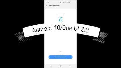 Android 10/One UI 2.0 on Samsung S10 is out - First Look