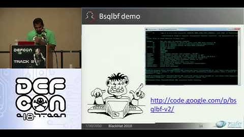 Defcon 18 - Hacking Oracle from web apps - Sumit Siddharth