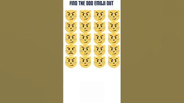 Find the Odd emoji out||Memory test challenge #viral #ytshorts