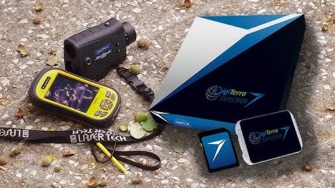 Survey with DigiTerra Explorer, a handheld device and TruPulse 360B