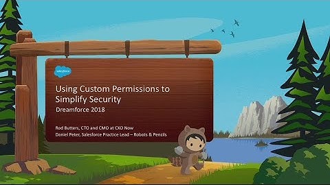 Using Custom Permissions to Simplify Security