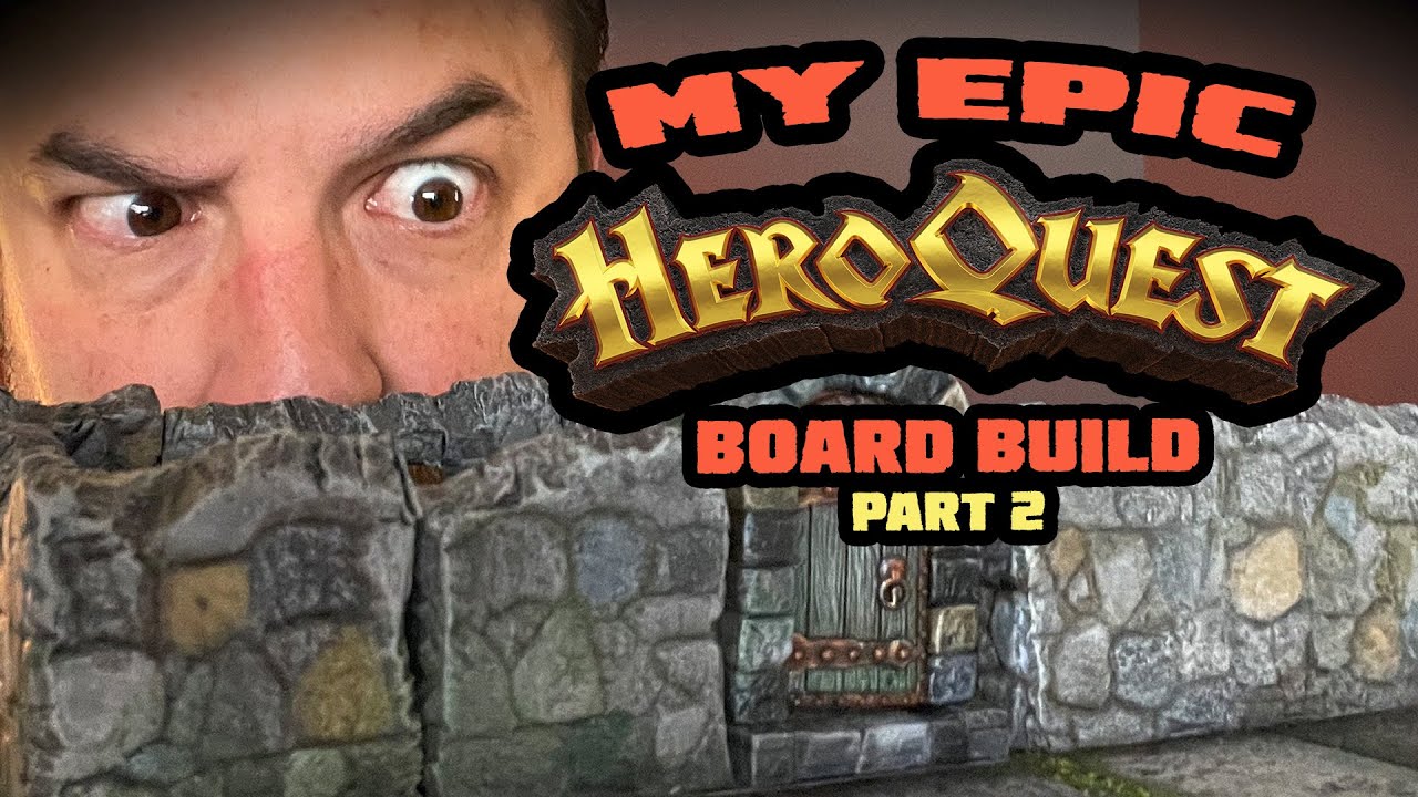 Blueline Gaming "My HeroQuest 3D Board Build" - Part 2
