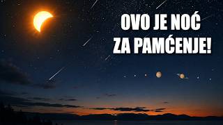 Najuzbudljivija noć 2026?  Pomračenje sunca, kiša meteora Perseidi i parada 6 planeta!