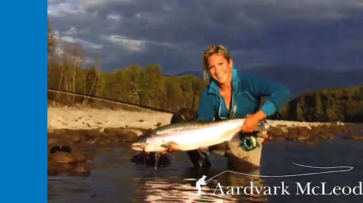 April Vokey fishing for Skeena Steelhead