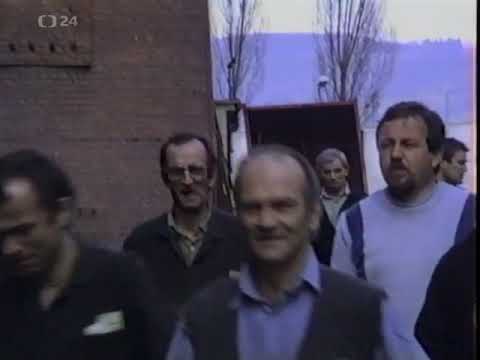 Leopoldov vzpoura vězňů - záběry jen pro otrlé - 1990