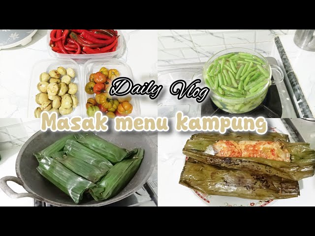 dailyvlog MASAK MENU KAMPUNG YG SIMPEL #silentvlog class=