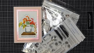 LDRS Creative 'Watercolor Effect Floral' Stamps Bundle Review Tutorial! Wow, What Pretty Designs!