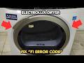 How To Fix Electrolux Dryer F1 Error Code?