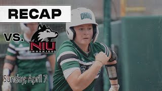 Ohio earns seventh straight victory with series sweep over Northern Illinois