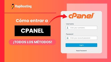 🔥 Cómo acceder al cPanel de mi Hosting - Todos los métodos 🔥 Rapihosting