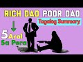 Rich Dad Poor Dad Summary (Tagalog) – 5 Aral na MAGPAPABAGO sa PANANAW mo sa PERA