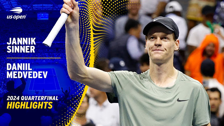 Jannik Sinner vs. Daniil Medvedev Highlights | 2024 US Open Quarterfinal