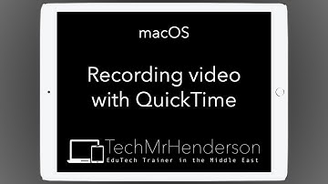 macOS: Recording video with Quicktime
