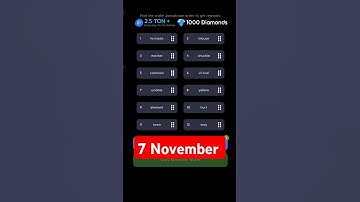 Holdcoin 7 November Daily Heist Code Combo Code Today #holdcoin #code #airdrop