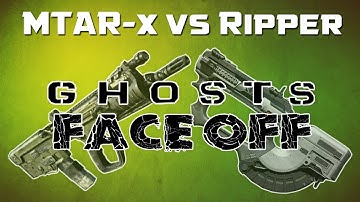 Ghosts Face Off - MTAR-X vs Ripper "Best SMG" | Call of Duty Ghost SMG Weapon Gun Comparison HD