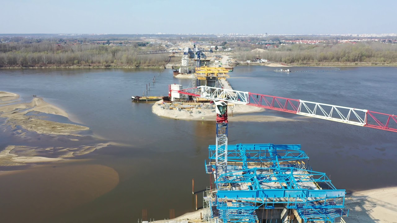 Most południowy Warszawa 06 04 2019