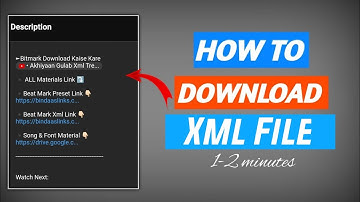 HOW TO DOWNLOAD XML FILE FROM BINDAS LINK // BINDAS LINK SE FILE KAISE DOWNLOAD KARE