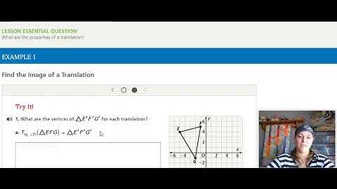 Lesson 3 2 Translations- Savvas enVision Geometry Tutorial
