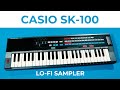 Casio SK-100 sampling keyboard demo - 