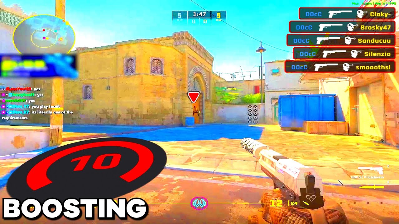 BOOSTING MY VIEWERS IN LVL 10 FACEIT...