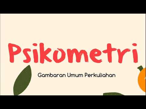 Video: Apakah maksud psikometrik dalam psikologi?