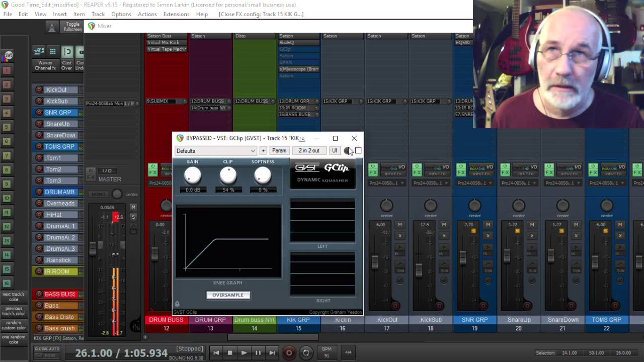 Reaper Tutorials Making the kick and bass work together YouTube