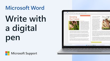 How to draw or write in a Word document with a digital pen | Microsoft | Office 365