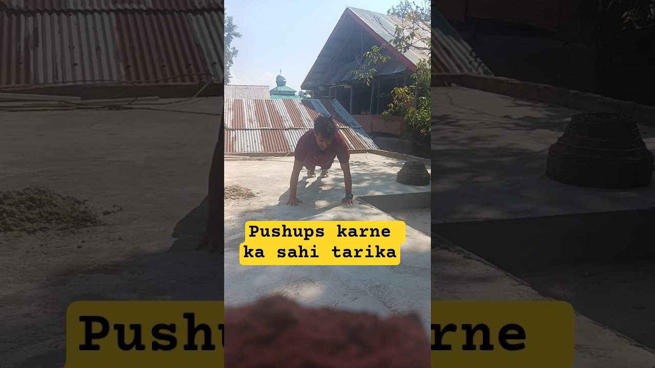 Right Way To Do Pushups || JKP Constable Aspirants👮‍♂️|| Must Watch 