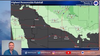 3/14/22 Phoenix / SC AZ / SE CA Forecast: Warm Stretch, But A Cold Front Is Coming