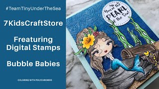 #TeamTinyUnderTheSea | 7kidsCrafts | Digital Stamps