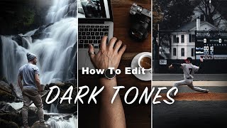 How to Edit DARK MOODY TONES in Lightroom (Full Tutorial) screenshot 2