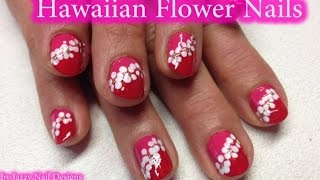 nail hawaiian flowers easy nails beginners tools