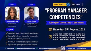 Details vCare Project Management | Program Manager Competencies Promo | PgMP Success Story | Briana Kenerson Update