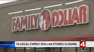 14 local Family Dollar stores closing