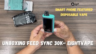 Unboxing the FEED SYNC 30K - The Smartphone-Like Vape with 30K Puffs
