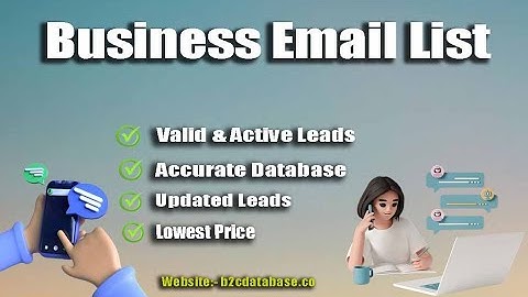 Business Email List  Video