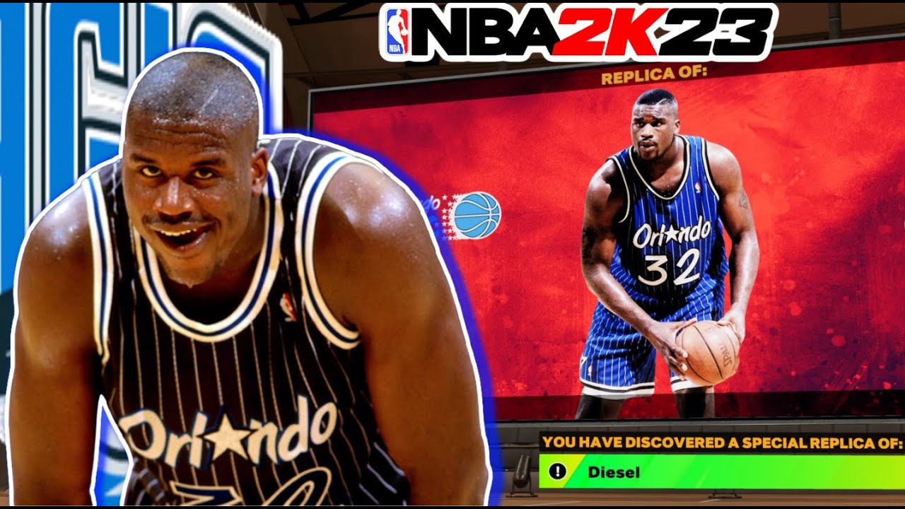 BEST MAGIC SHAQ DIESEL REPLICA BUILD ON NBA 2K23! 