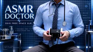 🎧 ASMR Doctor Makes Your Ears Sensitive | No Talking • 3DIO Free Space XLR