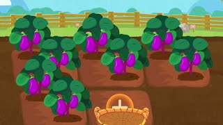 Playing Little Panda's Farm - Harvesting some eggplants 🍆 🐼 screenshot 5