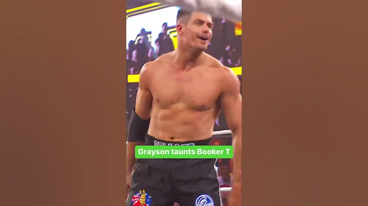 Grayson taunts Booker T | wwe #shorts #wwe #wwenxt