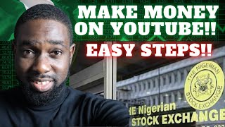 HOW TO MAKE PASSIVE INCOME IN NIGERIA 2022 (How To Start A YouTube Channel In Nigeria!) screenshot 5