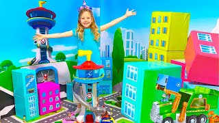 Nastya learns how to reuse on Earth Day with the PAW Patrol Toys. Useful story for children screenshot 1