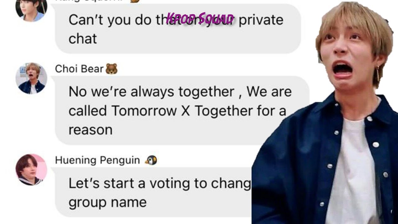 TXT Texts - Yeonjun won't stop ft. RIP Beomgyu
