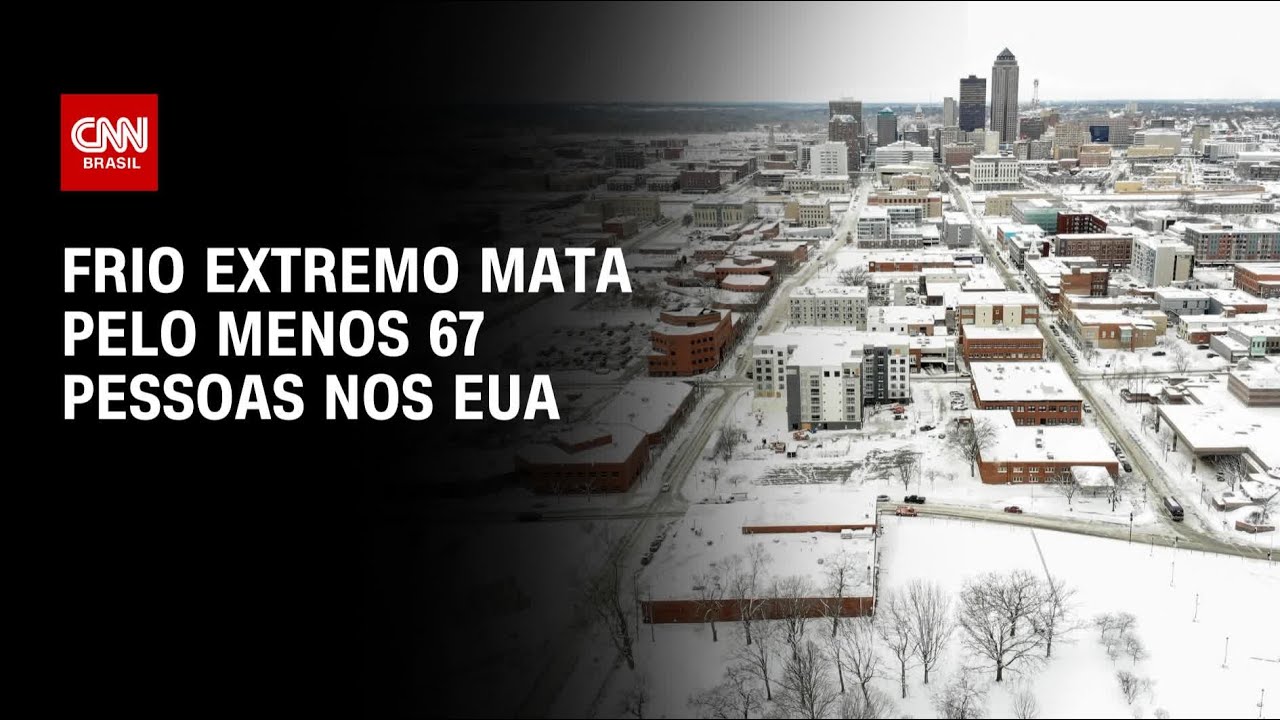 Frio extremo mata pelo menos 67 pessoas nos EUA