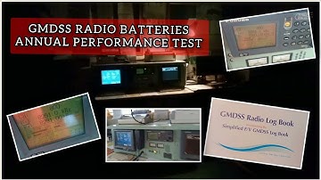 How to perform GMDSS Radio Batteries Annual Performance Test. | MF-HF Radio console | Back-up Power