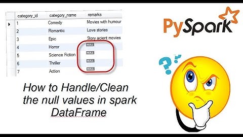 How to handle Null Value in spark DataFrame.