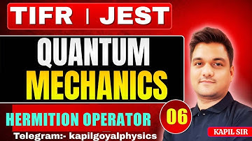 Quantum mechanics -6 | TIFR msc physics | TIFR Entrance exam | Jest physics | Msc physics entrance
