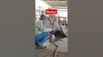 Chipping bucket making for SANY sy215(9)..#shorts #amazing #howto #learning #excavator #tutorial