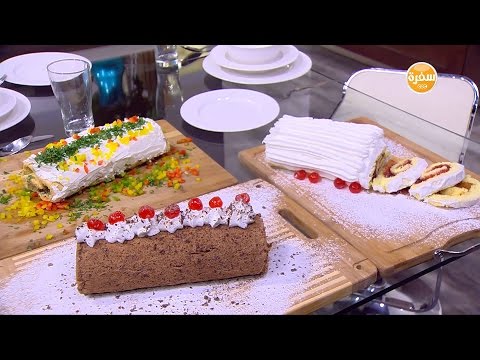 طريقة عمل سويس رول الفانيليا