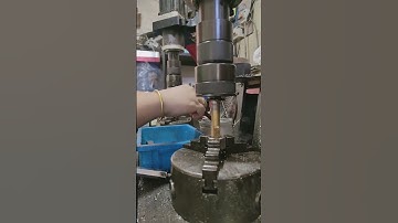 Nut tapping machinery, good machinery and good tools to save time and effort